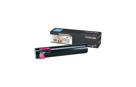 761982 Lexmark X945X2MG Toner Lexmark  X940/945 X945X2 MG r&#248;d 